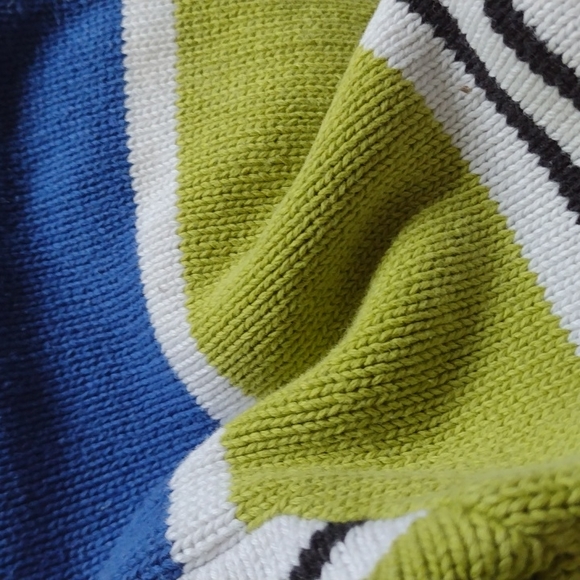 BOGO Striped Baby Gap 100% Cotton Knit Sweater Size 12-24M - Picture 4 of 4